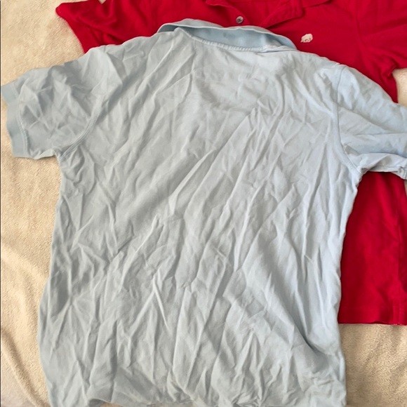 Set- 2 Banana Republic polos red & light blue Med - Picture 4 of 5